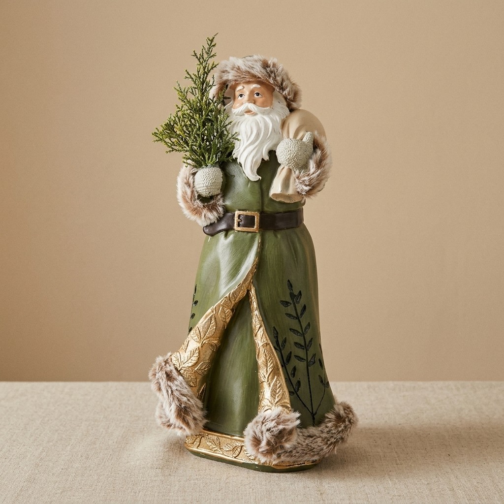 Woodland Santa Figurine 12
