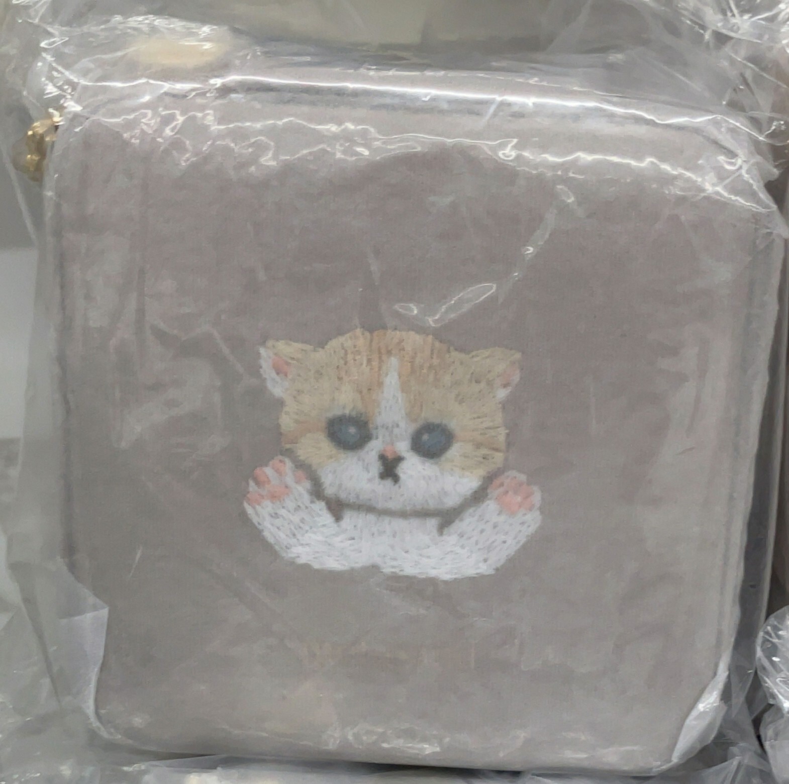 Mofusand Accessory Case Beige Character Cat Pouch 468441 New Japan