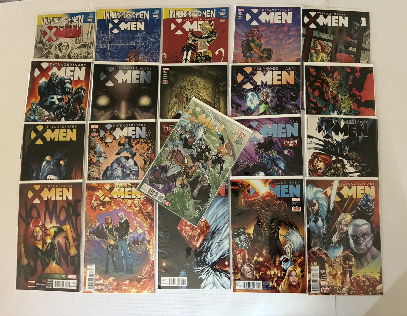 Extraordinary X-Men #1-20, Annual. Vol 1. Marvel, 2015. Complete Series Run. NM+