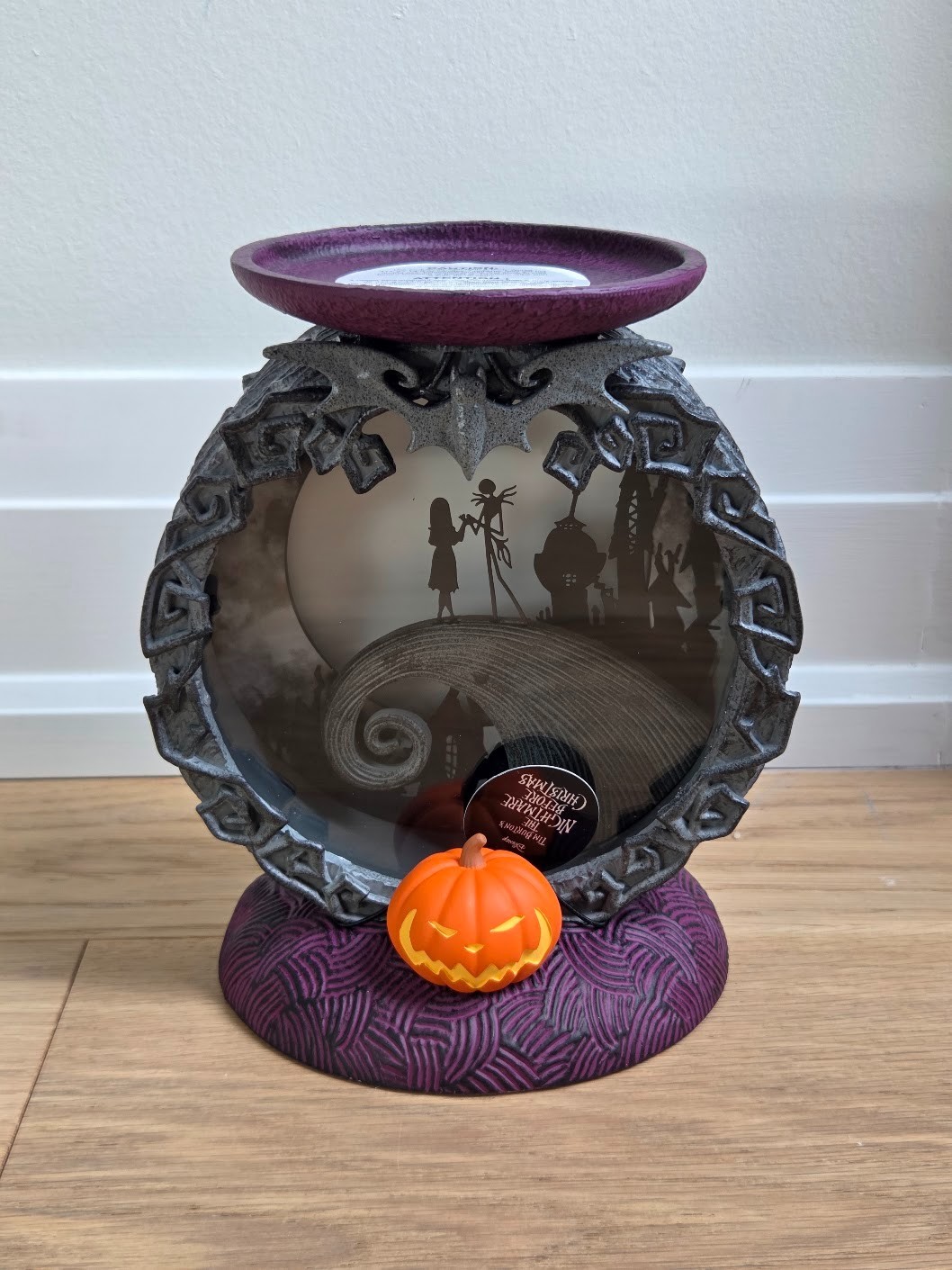 Bath & Body Works Nightmare Before Christmas Spiral Hill Pedestal Candle Holder