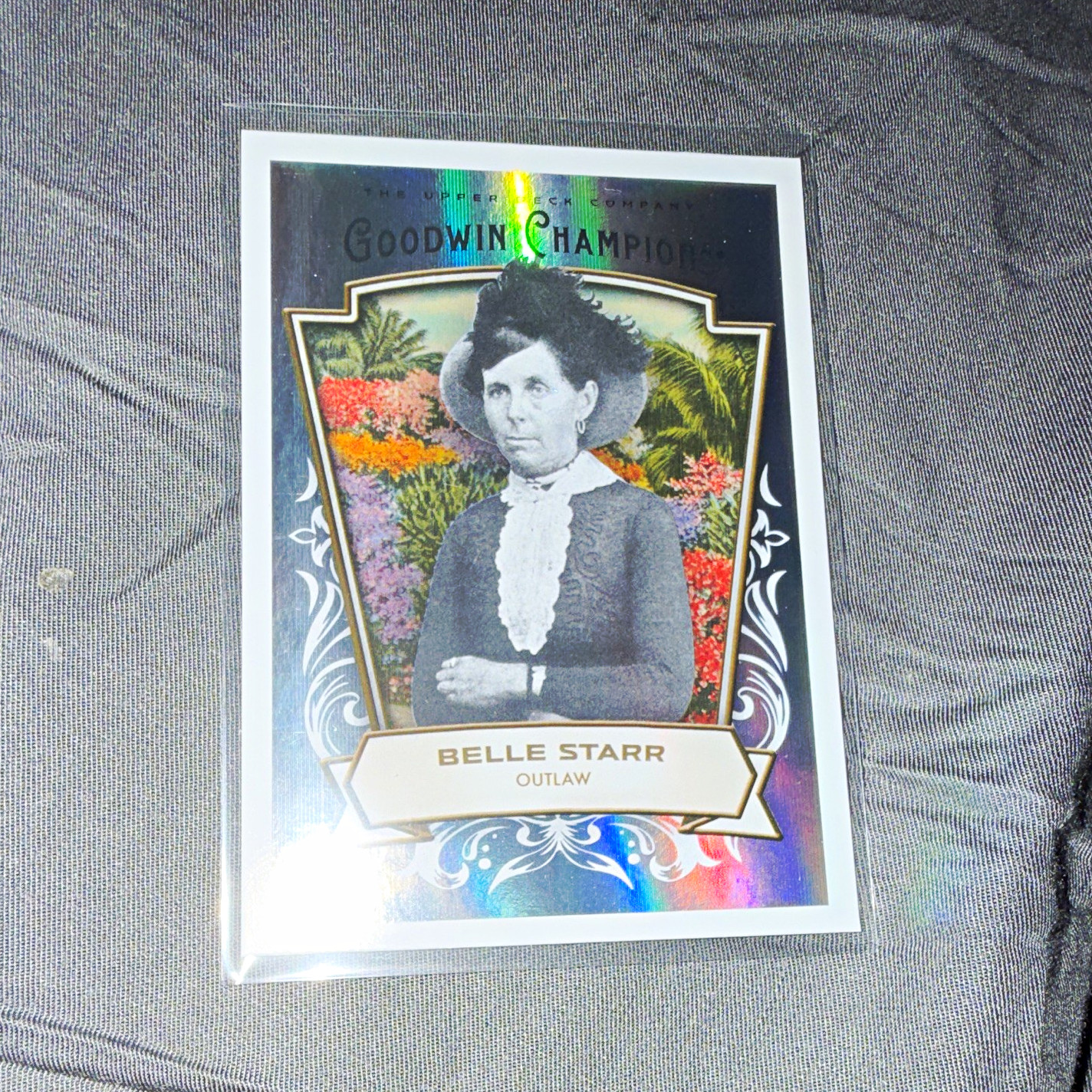 Upper Deck 2026 Goodwin Champions Belle Starr Rainbow Parallel Card #100