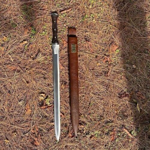 Custom Handmade Carbon Steel Blade Tactical Viking Sword| Hunting Sword Camping