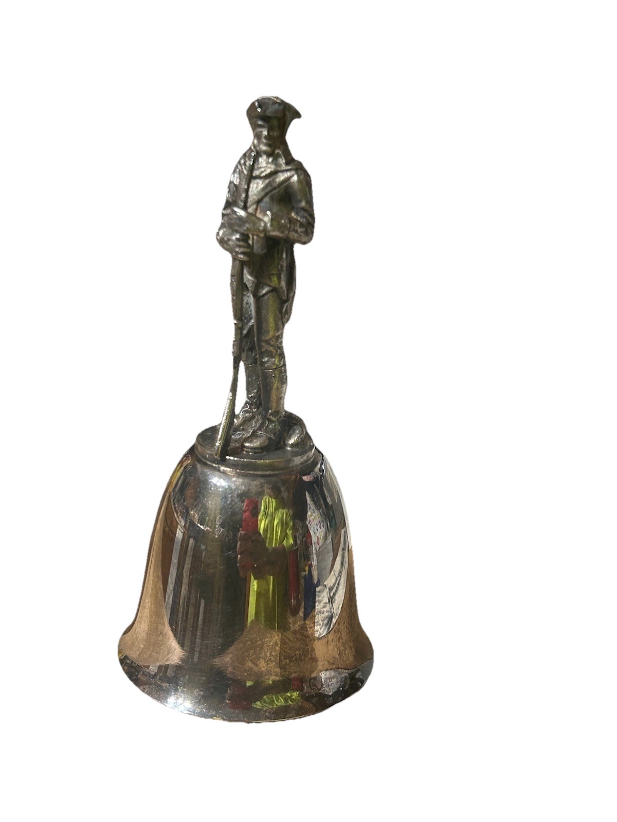 1976 Lincoln Mint Bicentennial Soldier Bell - Limited Edition w/ Box & Papers