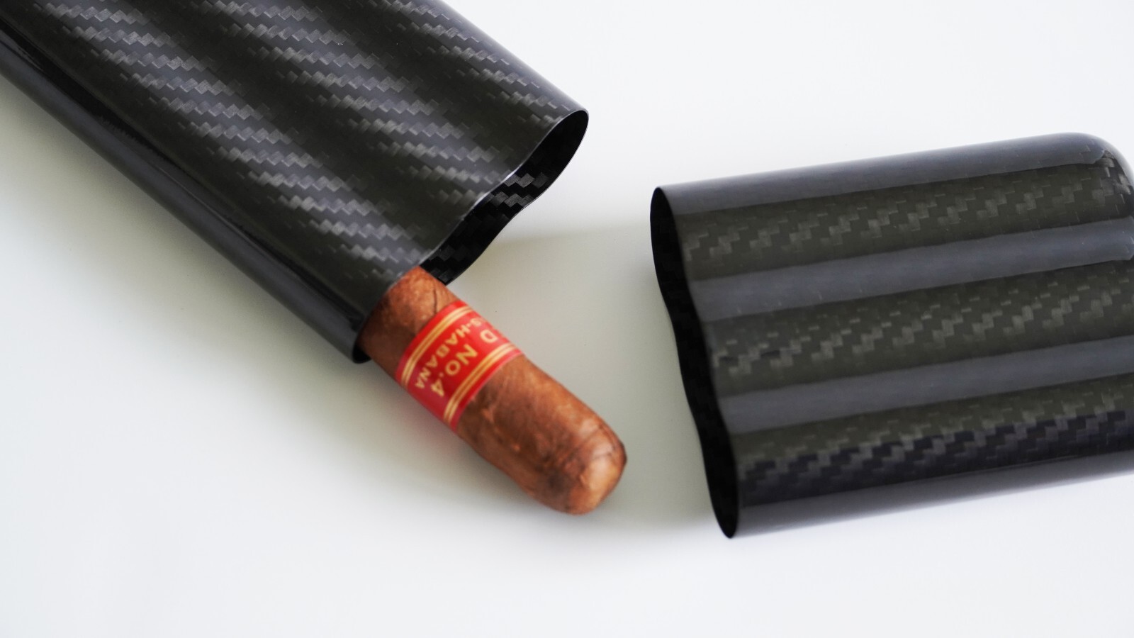 Carbon Fiber Cigar Case For 3 Cigars