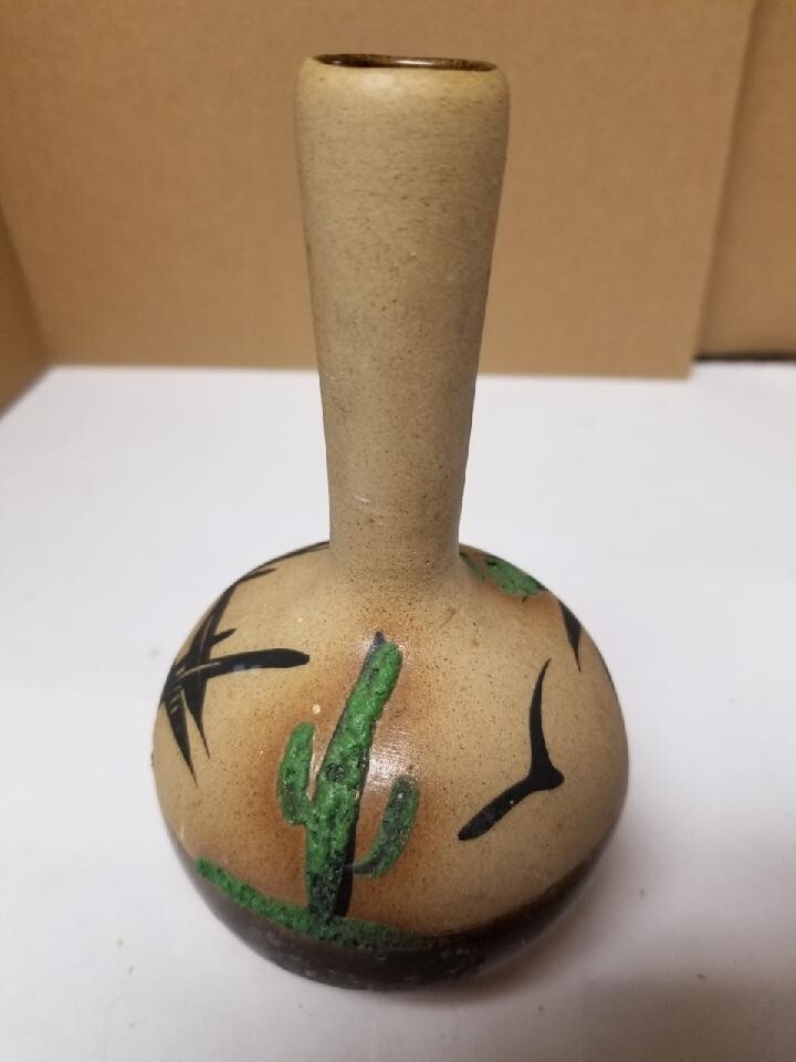 Betty Selby Pottery Desert Theme Vase