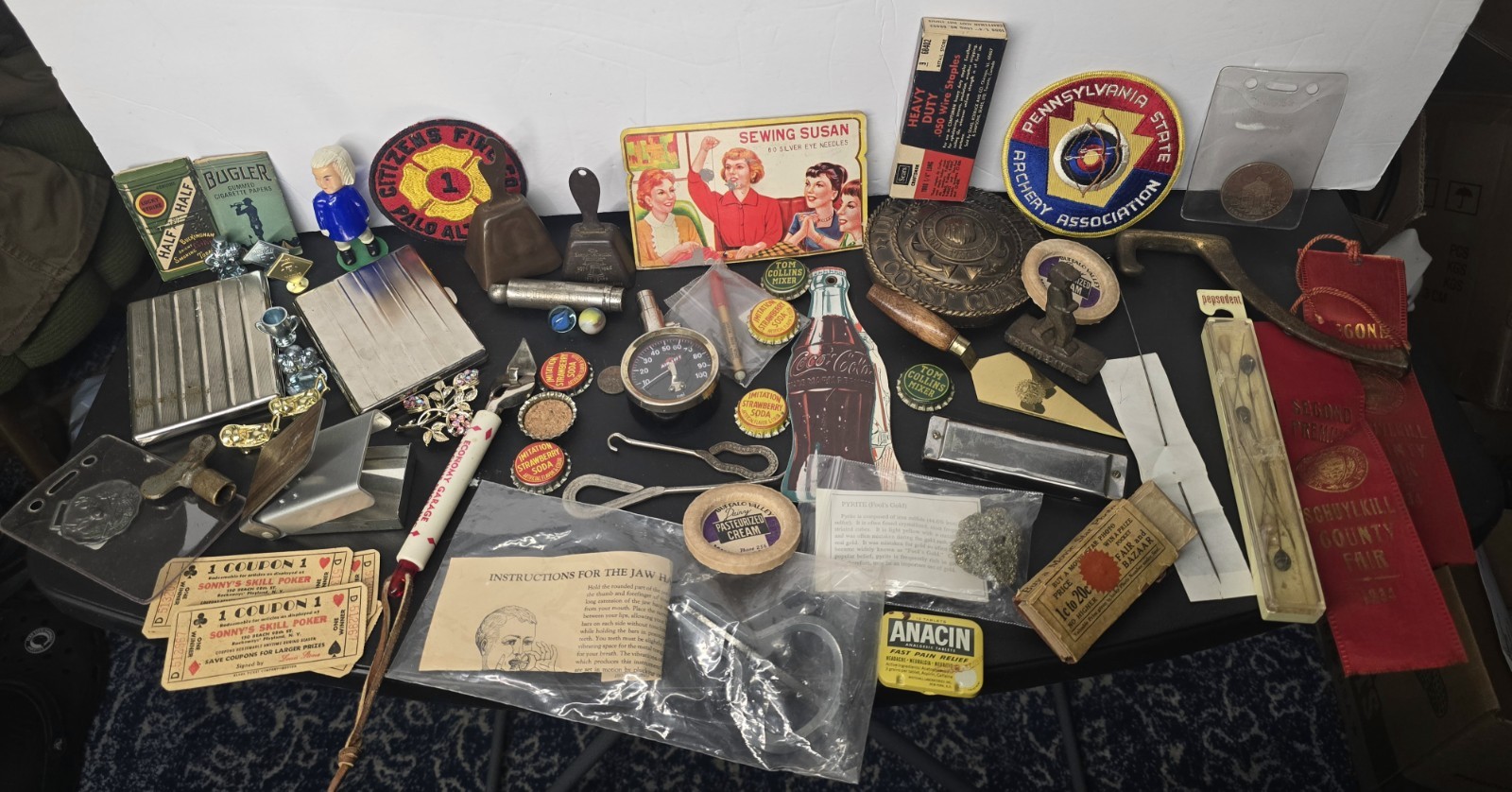 Vintage Junk Drawer Lot Grandpa House Clean-Out Must See Cool Finds Pennsylvania