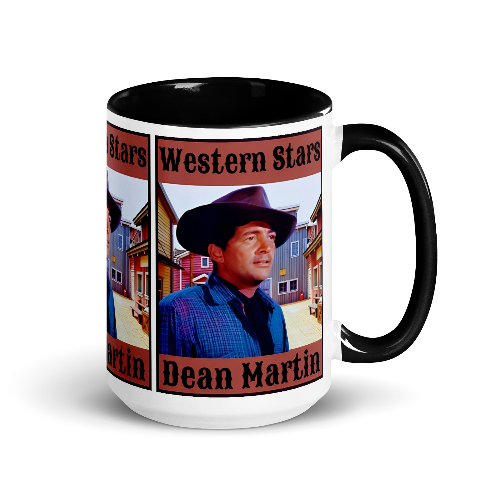 Dean Martin legendary actor and singer Coffee Mug 15oz CLASSIC WESTERN FAN ART