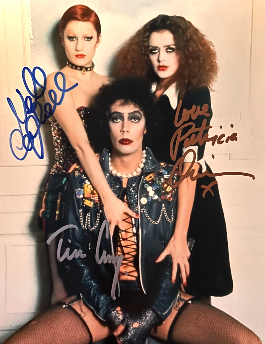 ROCKY HORROR Signed (Tim Curry +2) Cast Autographs 8x10