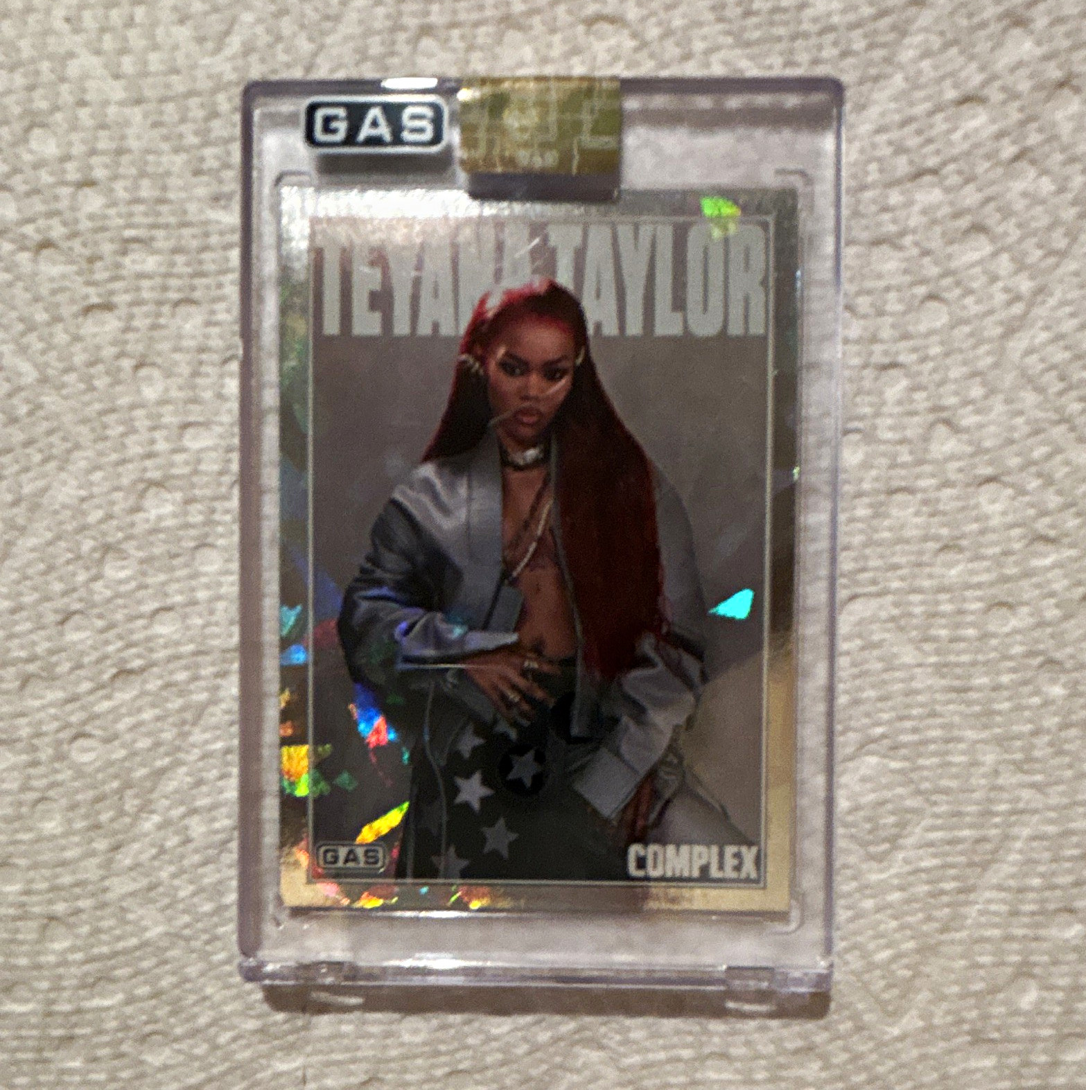 G.A.S. Complex Teyana Taylor Non-Sport Trading Card H-11 Serial #11/16