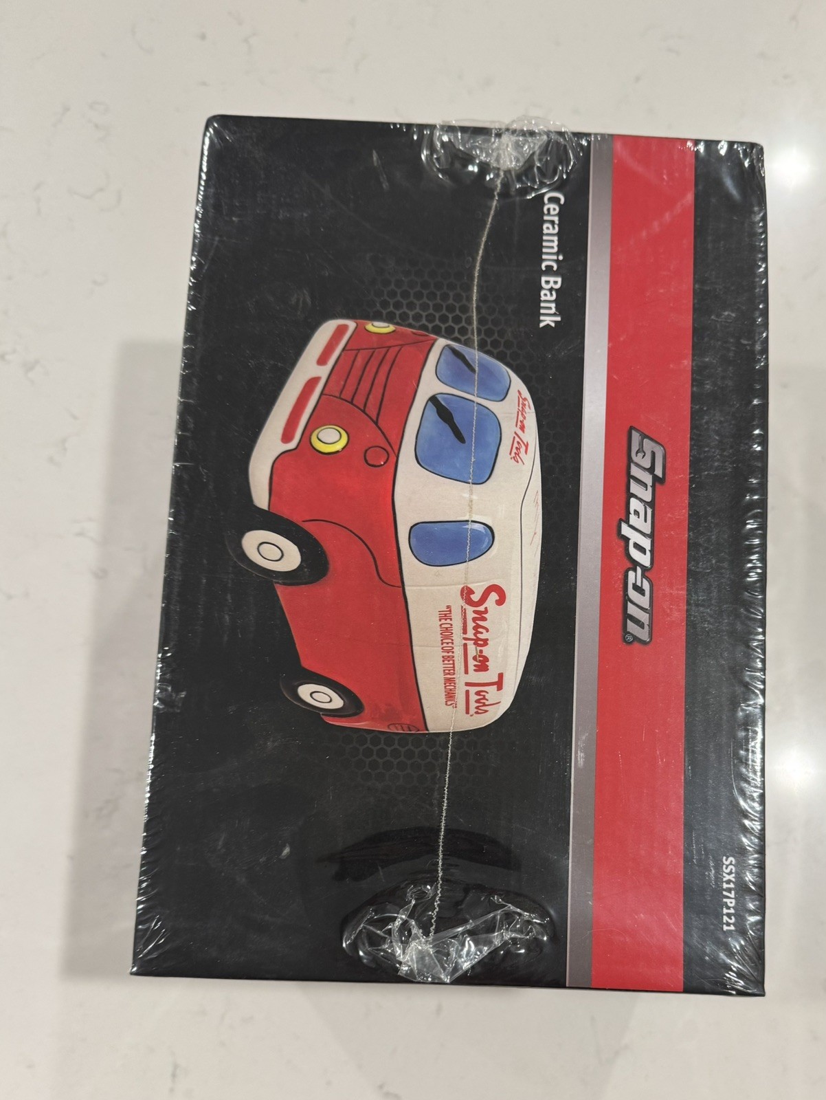 Vintage Snap On Ceramic Bank New In Box Great Gift Tools Mechanic Collector 