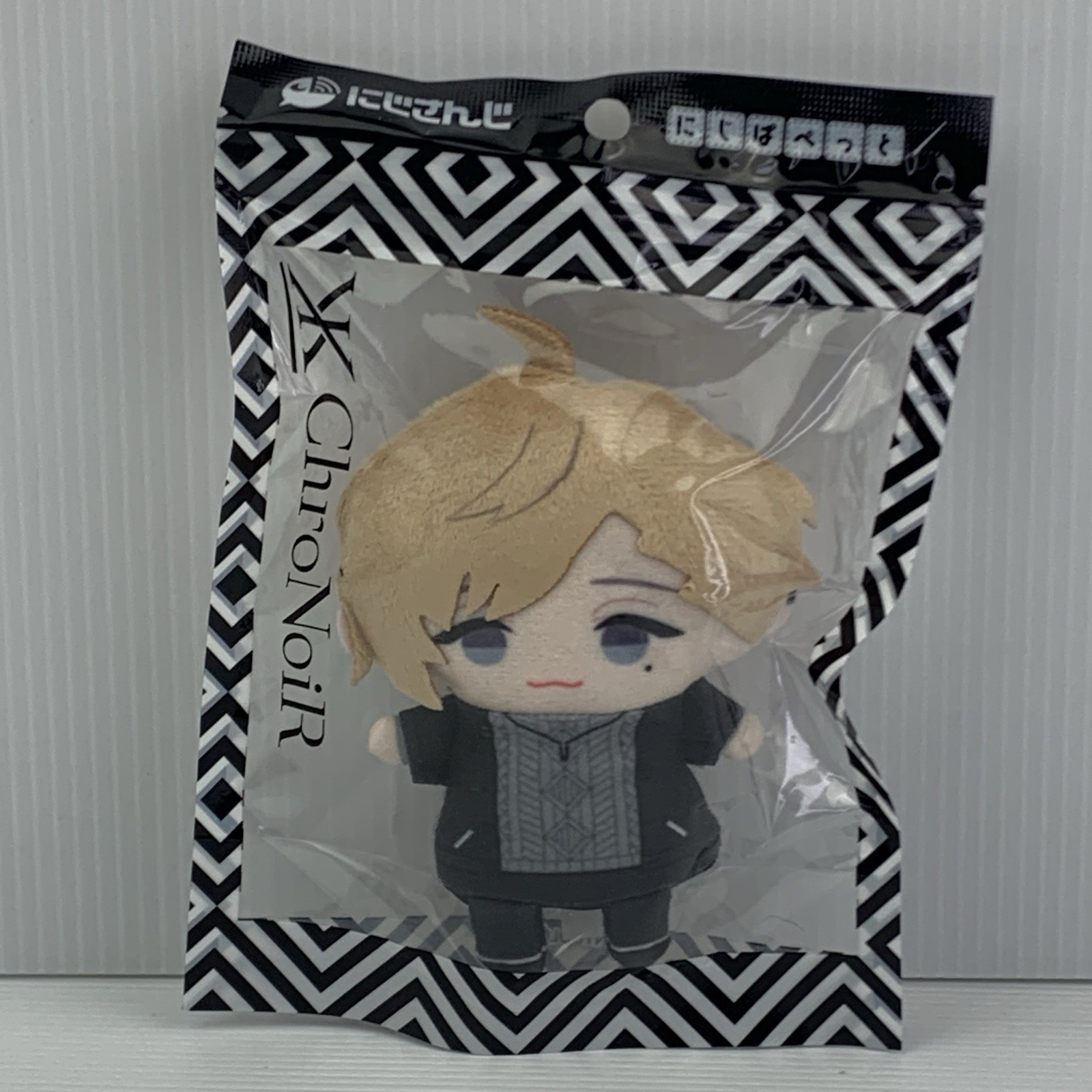 Nijisanji Kanae ChroNoiR Niji Puppet Nijinui Plush Doll Keychain Mascot Vtuber
