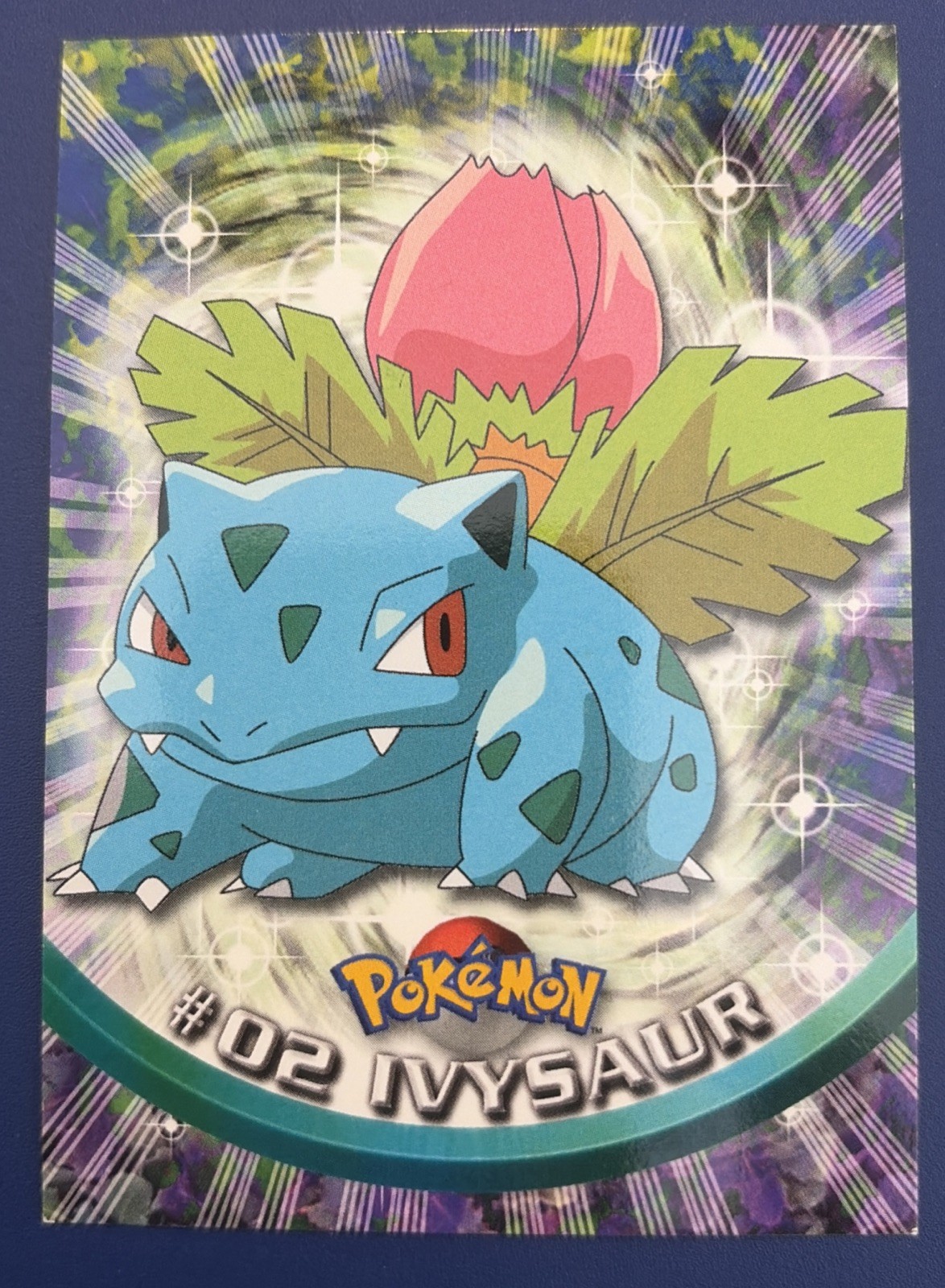 Ivysaur 02 Base Topps Pokemon TV Animation Edition Blue Logo Ivysaur 02 Base Topps Pokemon TV Animation Edition Blue Logo