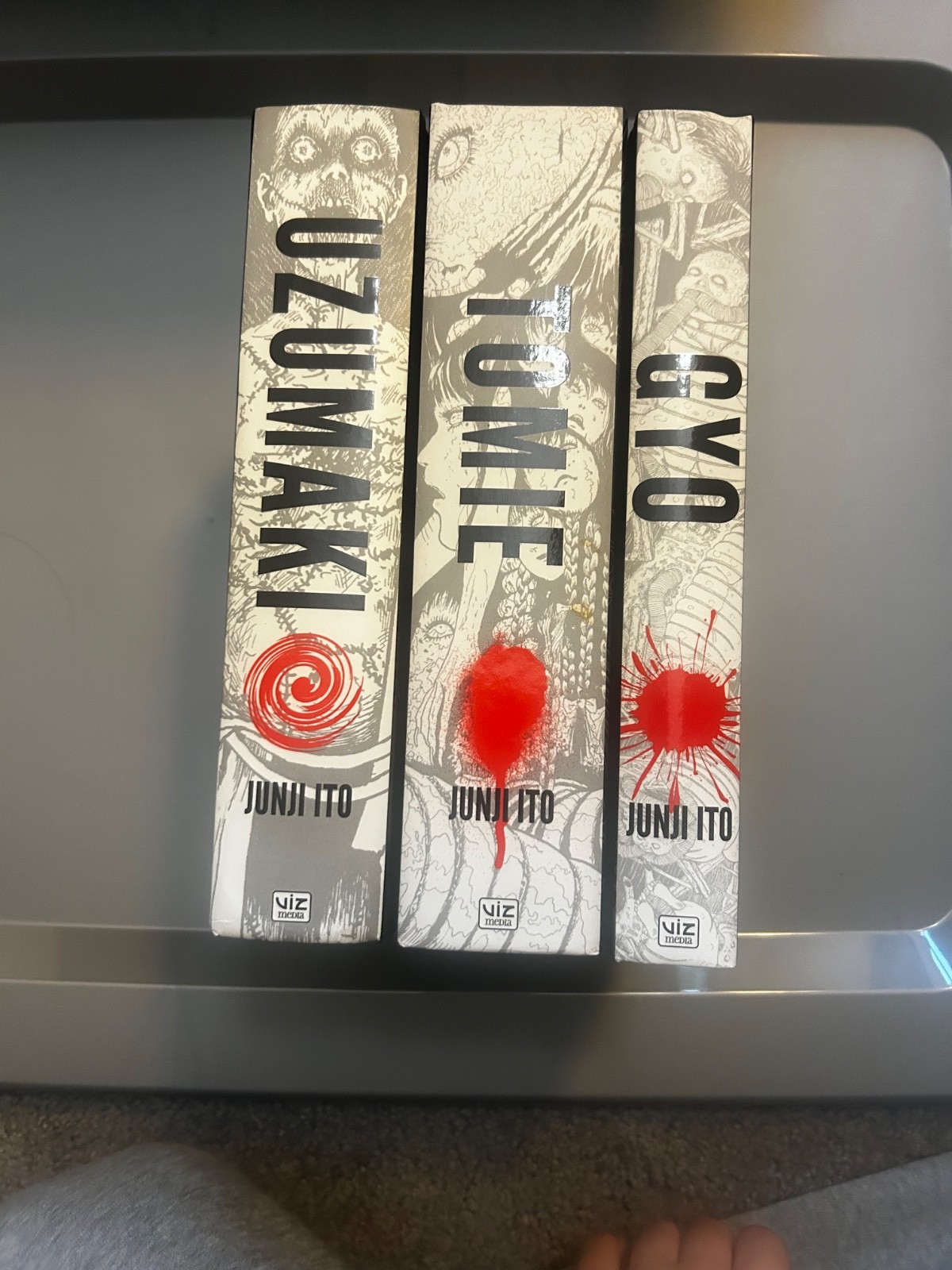 Junji Ito Hardcover Complete Series Lot: Tomie, Uzumaki, Gyo Horror Collection