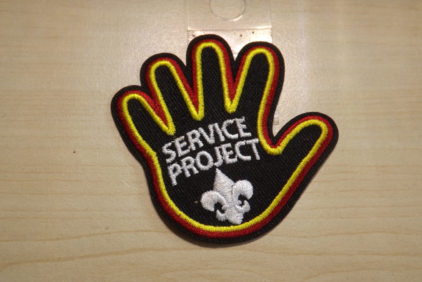 BSA Service Project Hand Print Boy Scout Logo FDL Patch BSA Service Project Hand Print Boy Scout Logo FDL Patch
