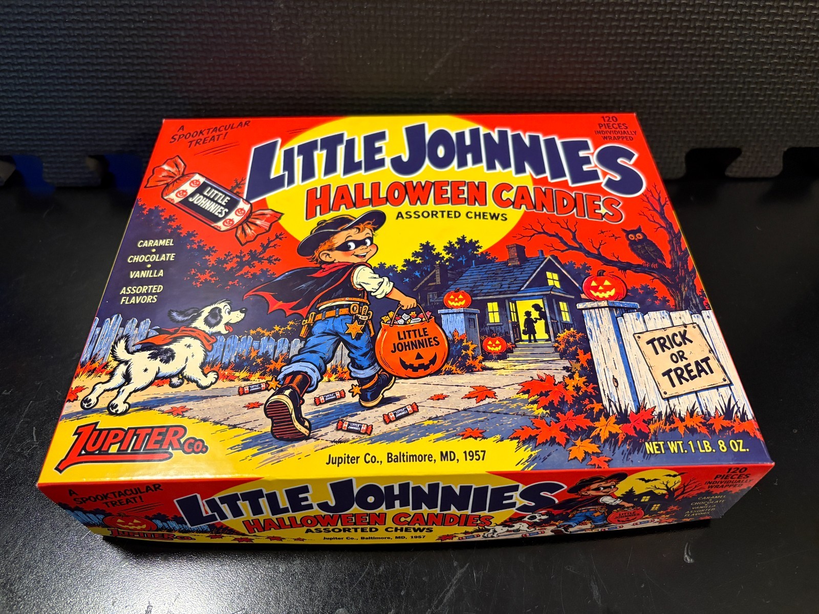 1957 Little Johnnies Assorted Chews (inspired) - Empty custom design display box