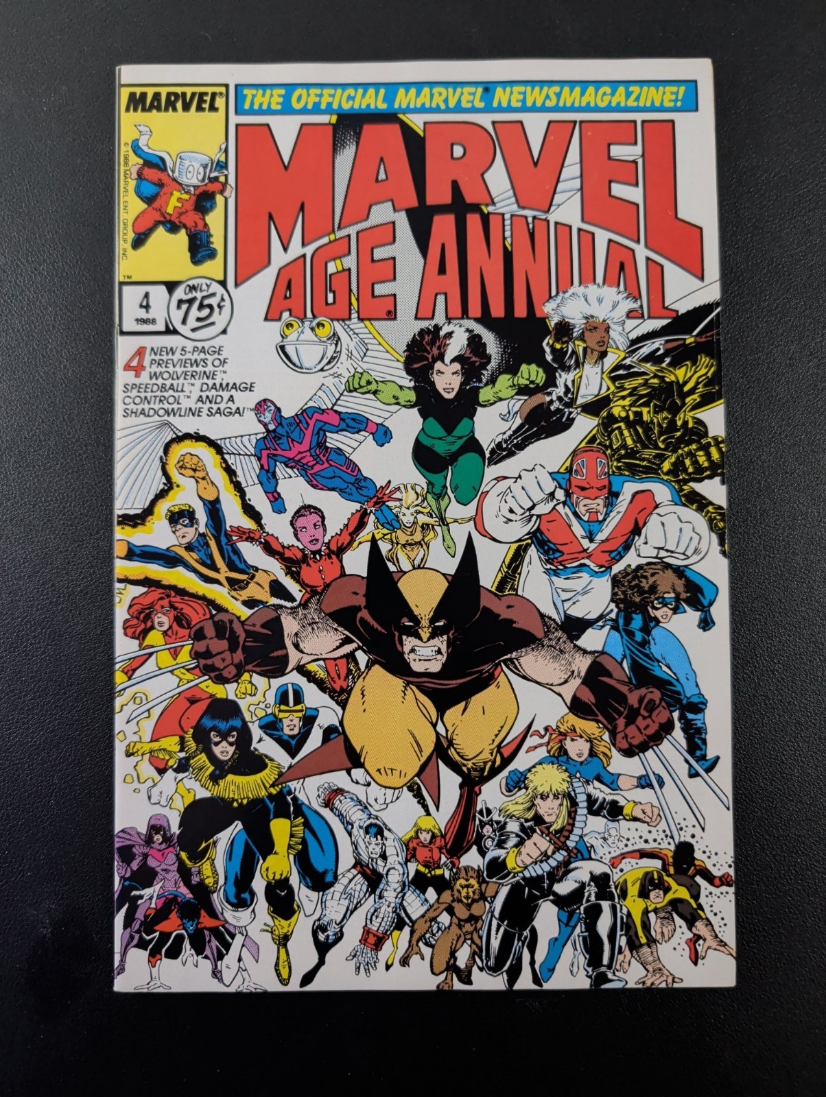Marvel Age Annual #4 NM/MT White Pages 1st Damage Control Marvel 1988 Art Adams