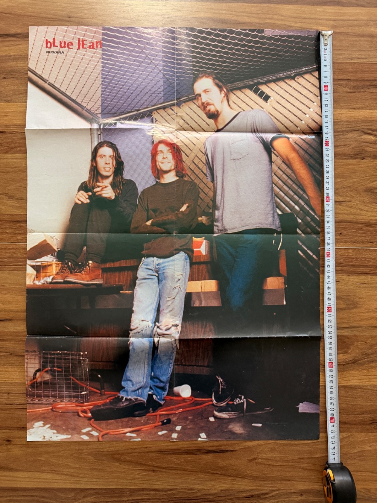 Nirvana Savage Garden Blue Jean Double Sided Magazine Poster 60x80 Rare