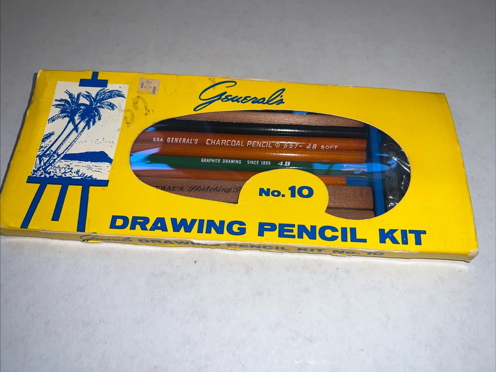 Vintage General\'s Pencil Classic Sketching & Drawing Kit #10 Pencils-Charcoal