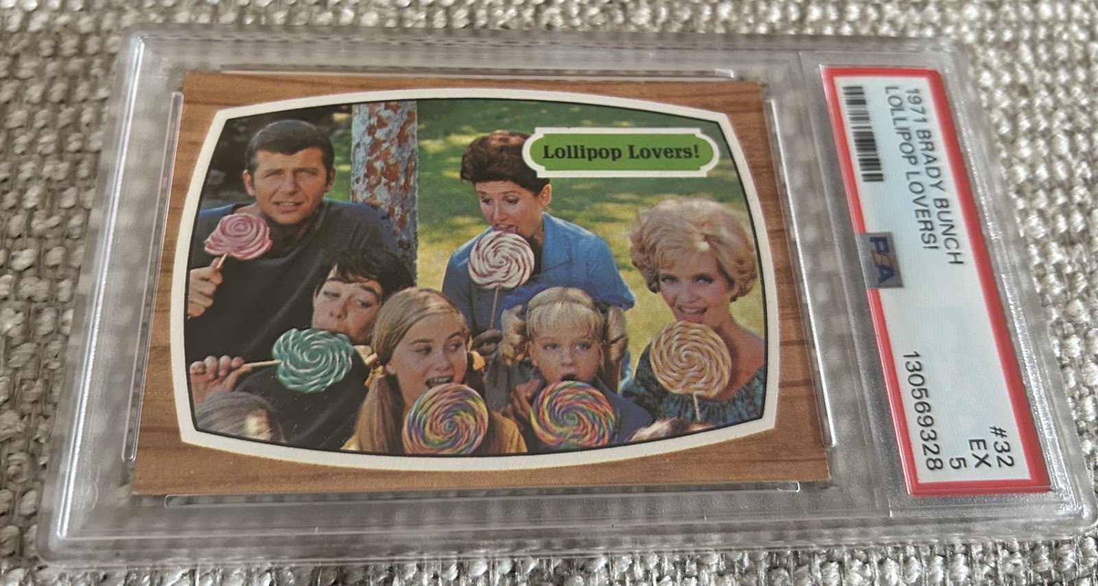 1971 (1969) Topps The Brady Bunch Card #32 PSA 5 EX  LOLLIPOP..   FreeShipping