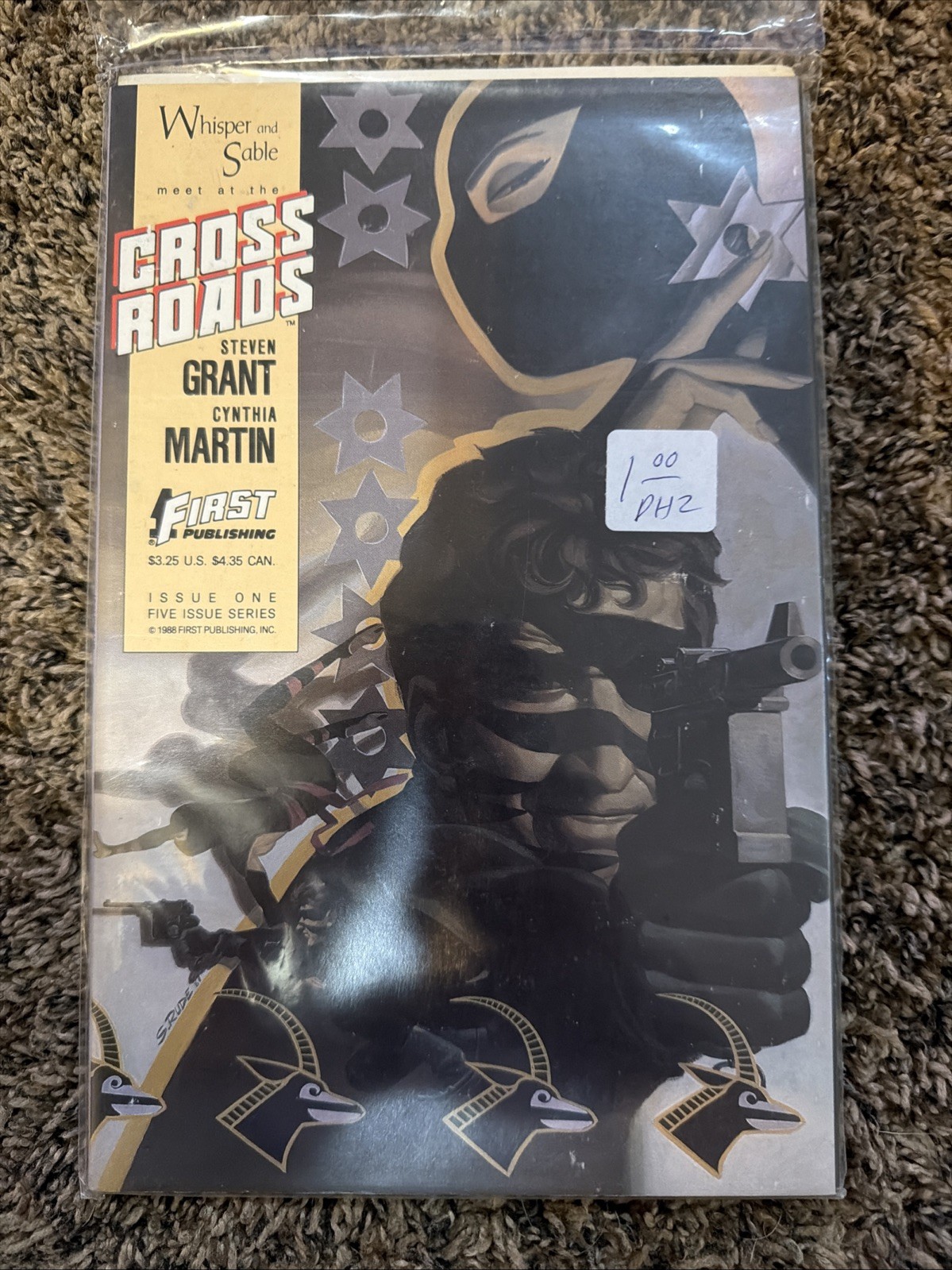 Crossroads #1 First Publishing 1988 High Grade Steven Grant Cynthia Martin