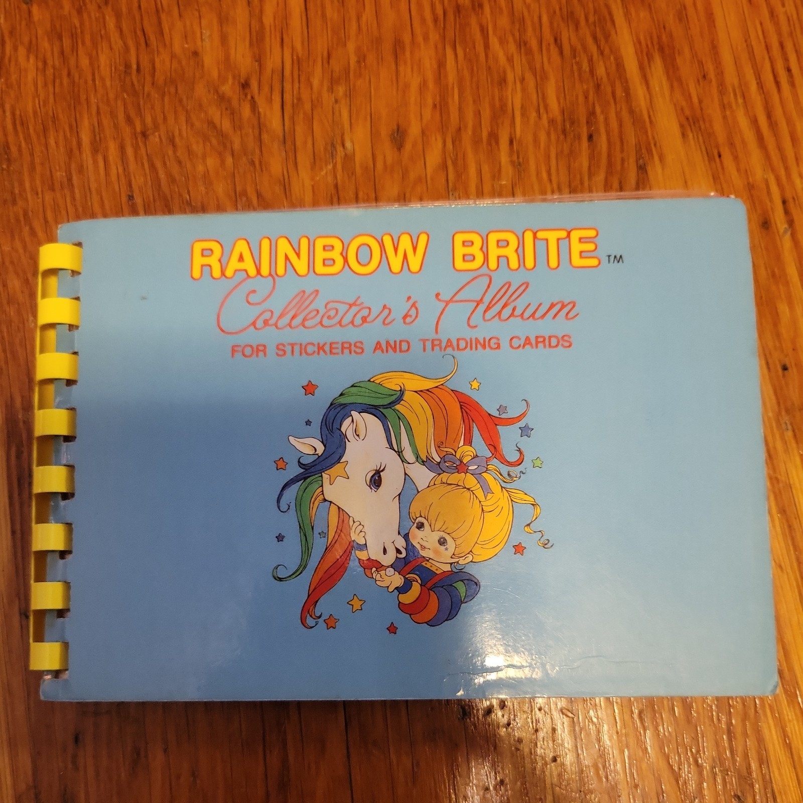 Hallmark Vintage 1983 Rainbow Brite Sticker Trading Card Album w/trading cards