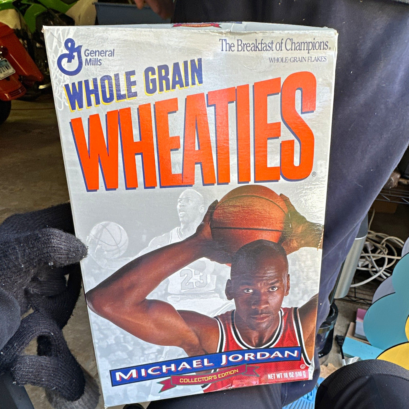 General Mills Wheaties Whole Grain Michael Jordan Collector\'s Edition Cereal Box