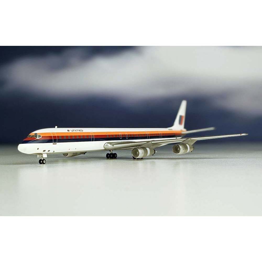 United Douglas DC-8-61 Saul Bass N8088U by AeroClassics Diecast 1/200 Model United Douglas DC-8-61 Saul Bass N8088U by AeroClassics Diecast 1/200 Model