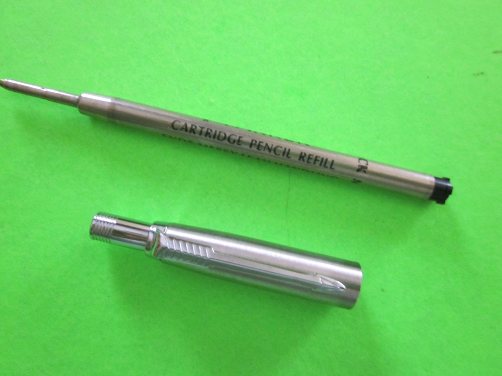PARKER JOTTER Mechanical Pencil Cap & Cartridge , Brass Threads made in USA
