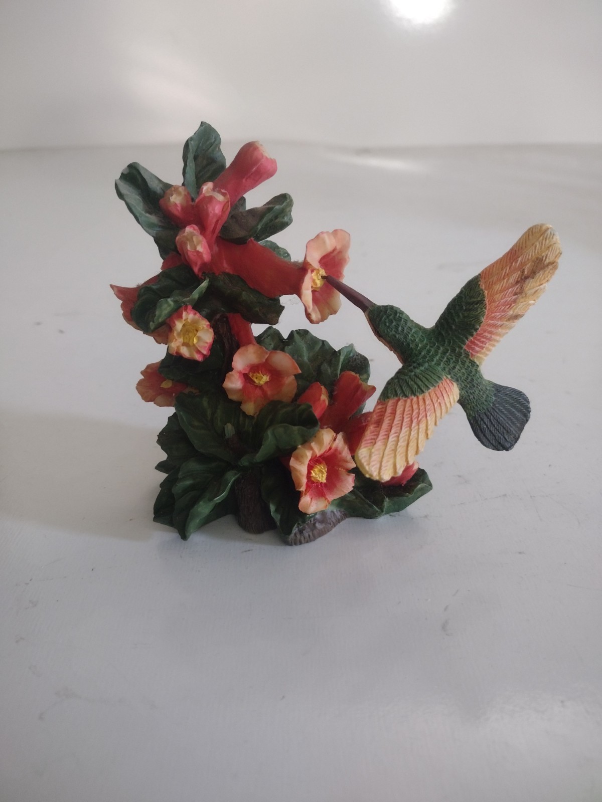 Hummingbird Flower Figurine Detachable Bird Floral Garden Decor 4\