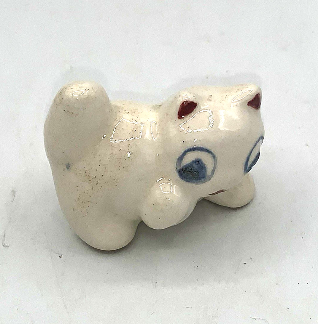 Rio Hondo Walker Pottery Walking CAT Kitten Figurine 2