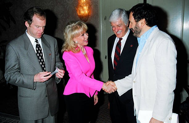 Rich Cronin Barbara Eden Dick Van Dyke and Gabe Kaplan Old Photo