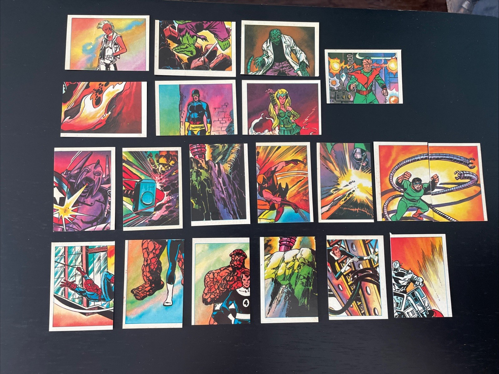 Vintage 1984 Marvel Super Heroes Secret Wars Stickers Lot - 20 Unused