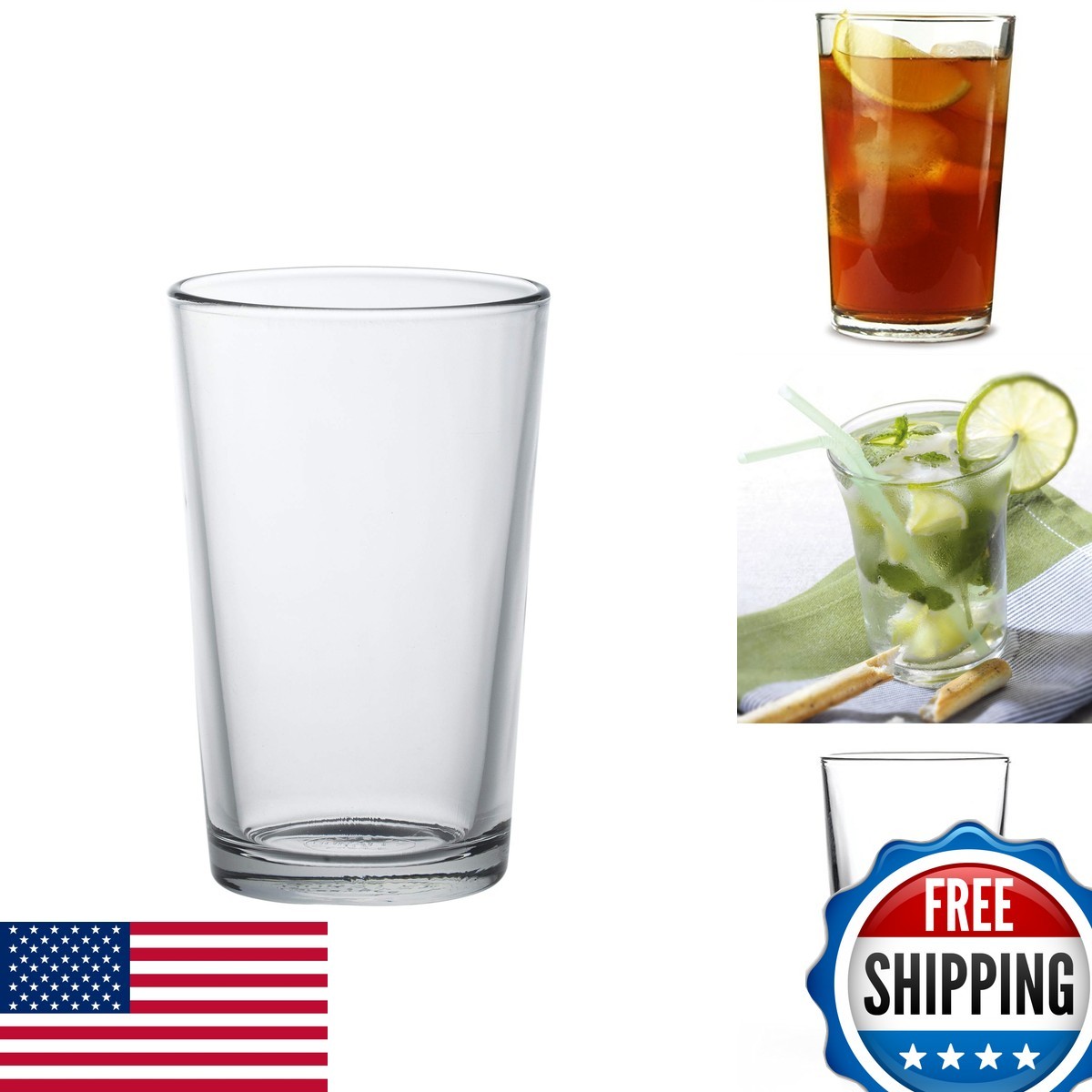 Duralex Unie Tumbler, 6 3/4 Oz. / 20cl, Set Of 6 1041AB06A0111 Duralex Unie Tumbler, 6 3/4 Oz. / 20cl, Set Of 6 1041AB06A0111