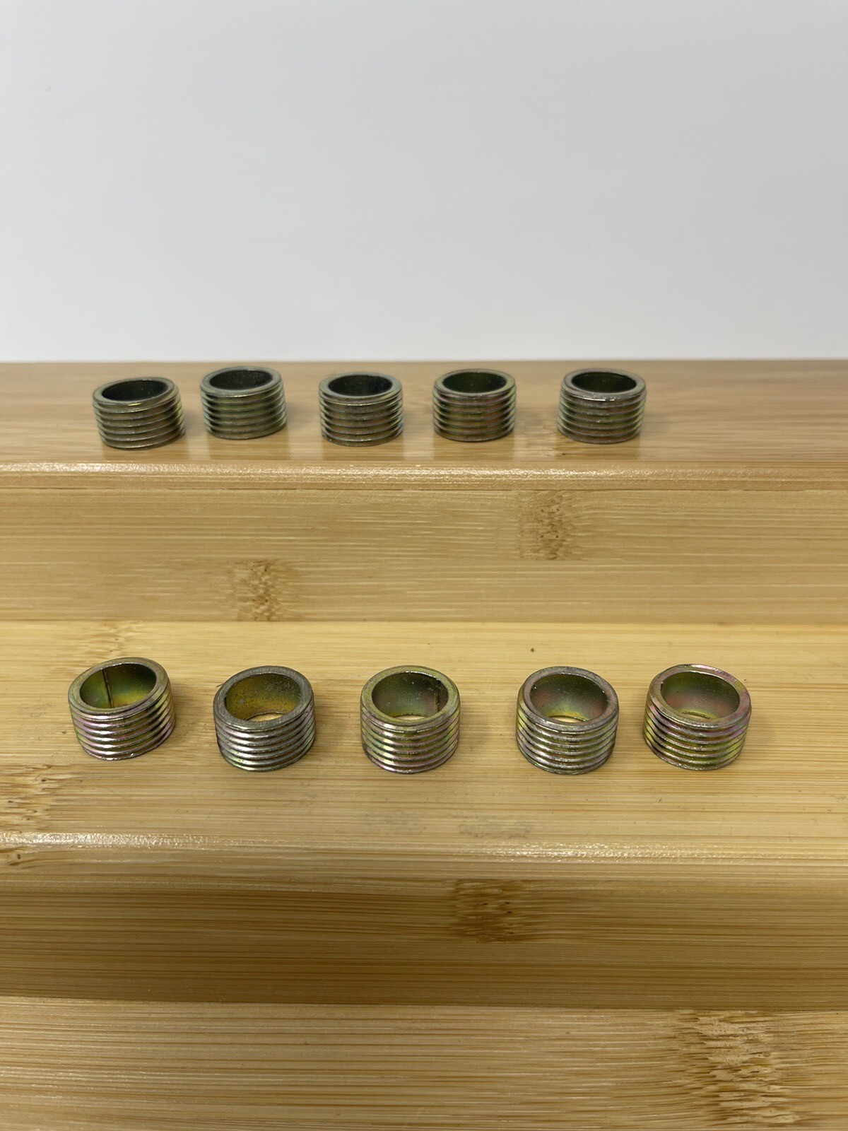 10x Metal Tobacco Pipe Threaded Connector - 5/8\