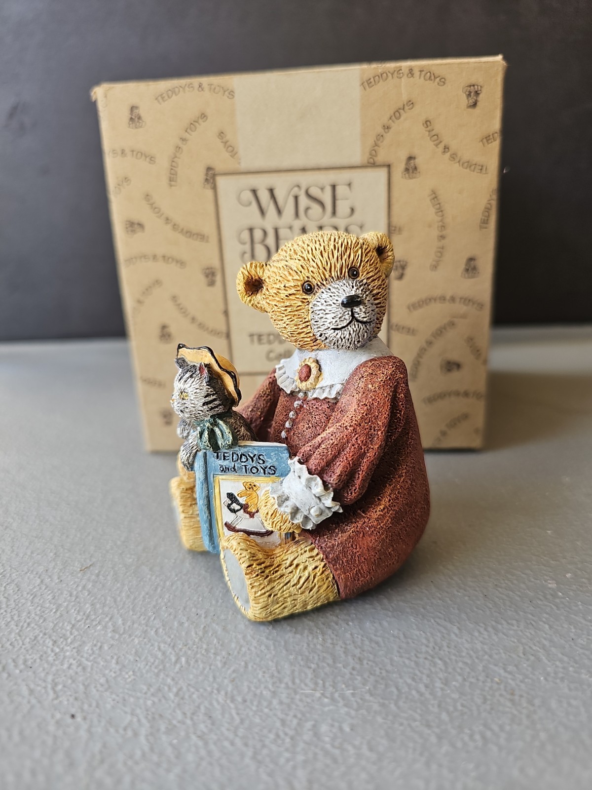 1st Edition Vintage 1997 The Wise Bears “Mary Jo” Figurine by Nita Showers NIB