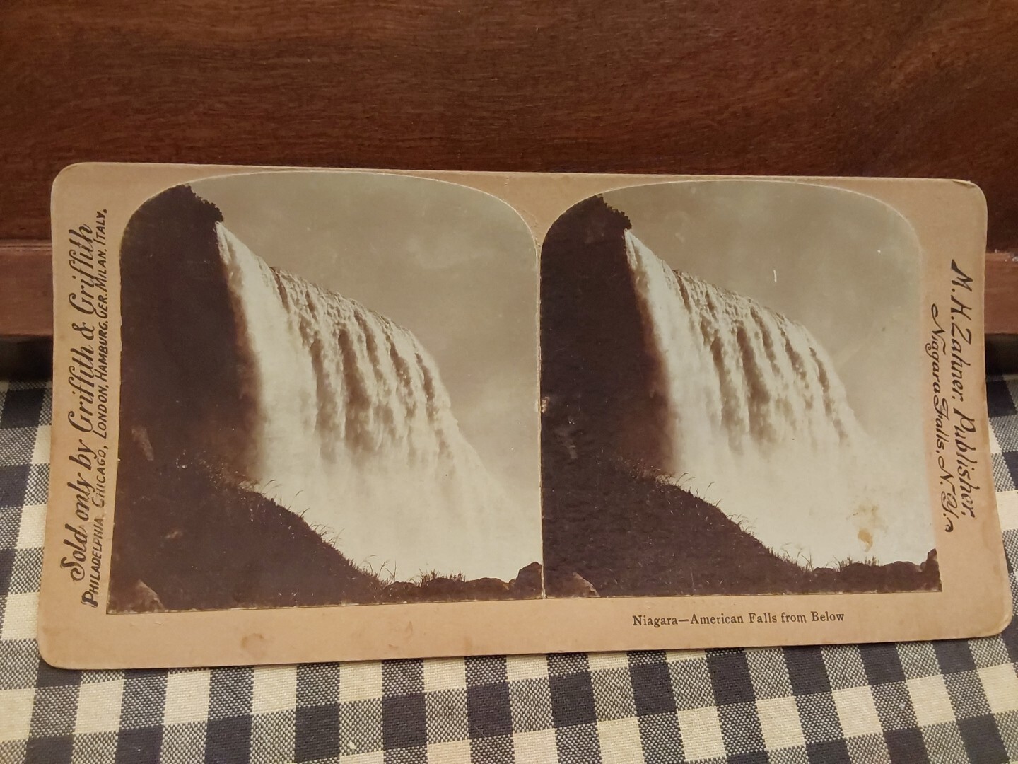 Stereoview George W Griffith Niagara Falls American Falls Stereoview George W Griffith Niagara Falls American Falls