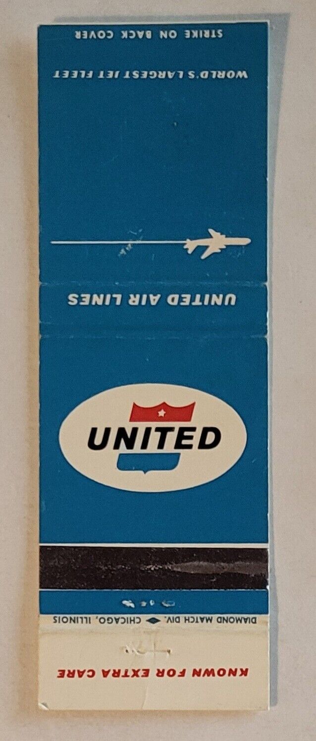 Vintage Matchbook Cover....United Air Lines, 