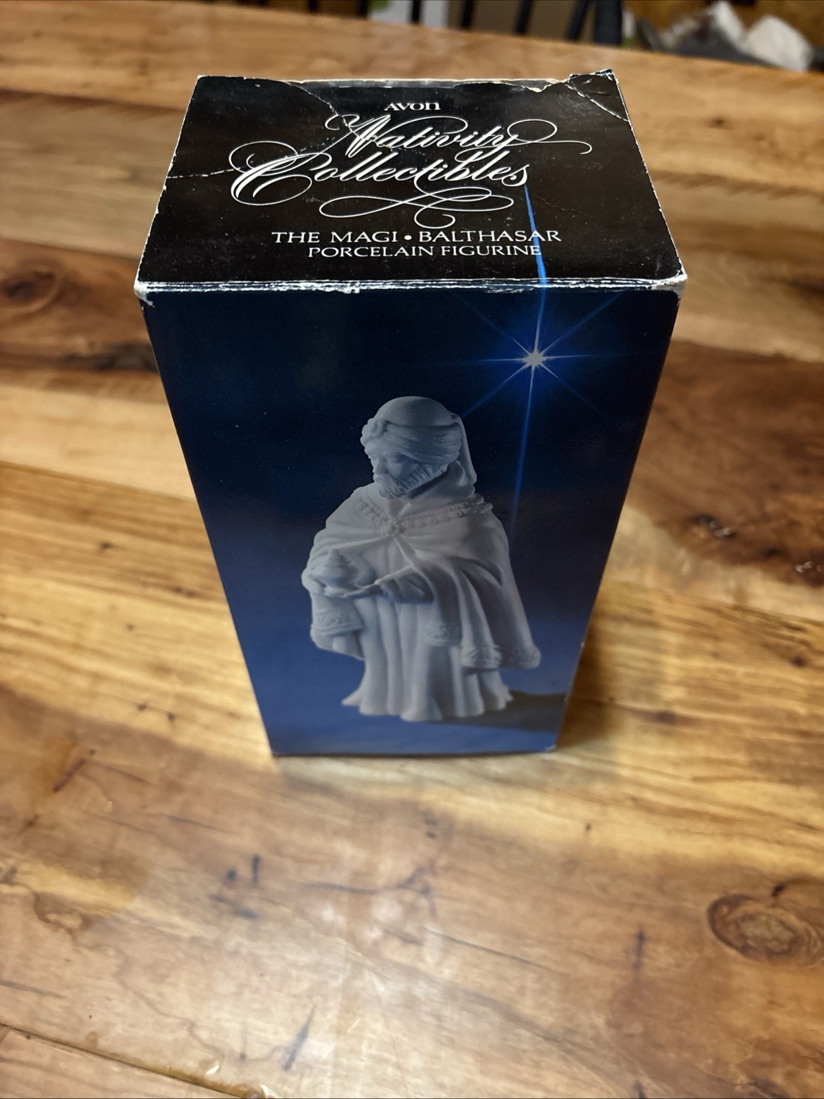 1982Vintage Avon Nativity Collectibles The MAGI Balthasar Porcelain Figurine-NIB