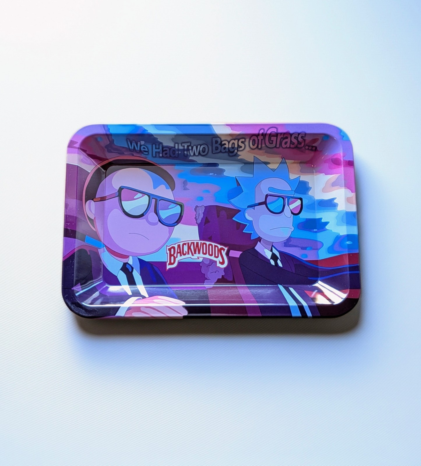 Anime Rolling Tray 7X 5”  High Quality Print Metal