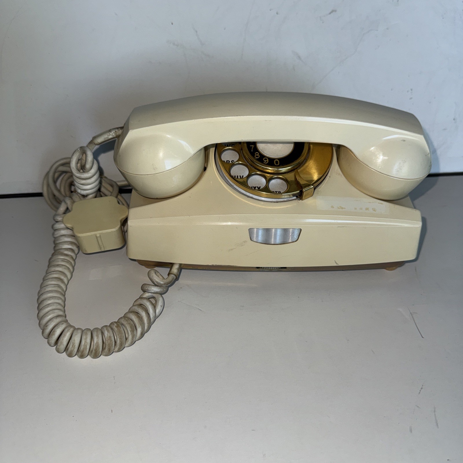 Vintage Princess Margaret Phone Rotary Phone Genuine Cream Japan