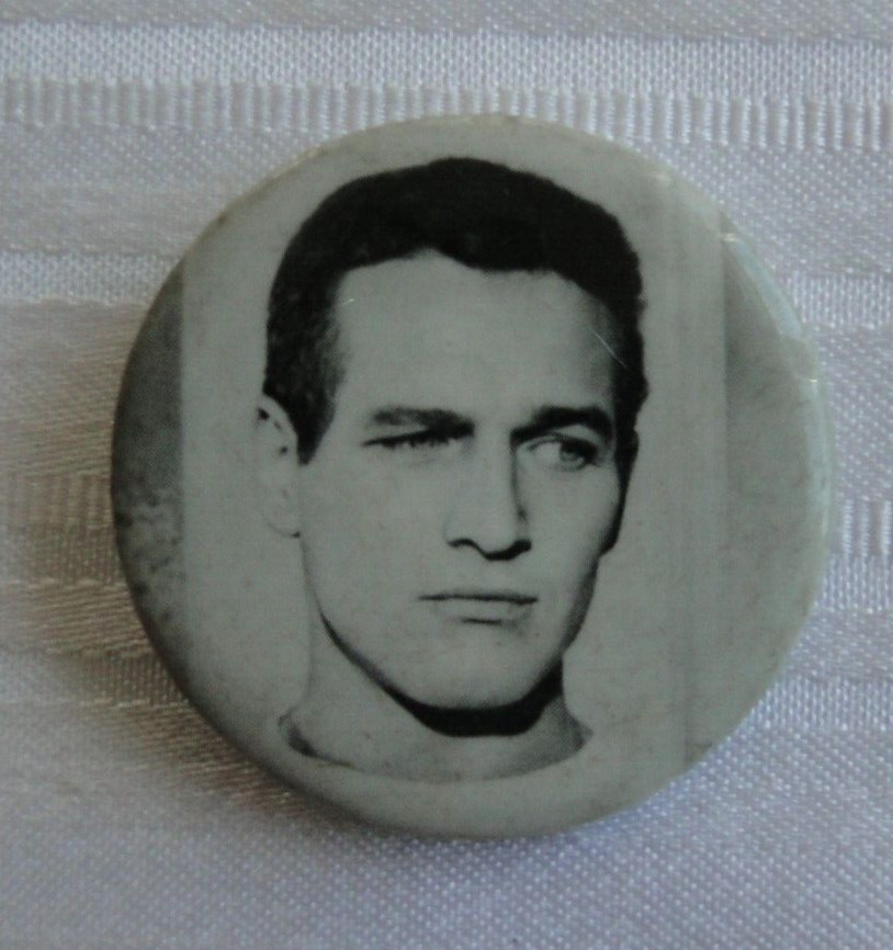 Vintage 1960's Paul Newman Pinback Button 1.75