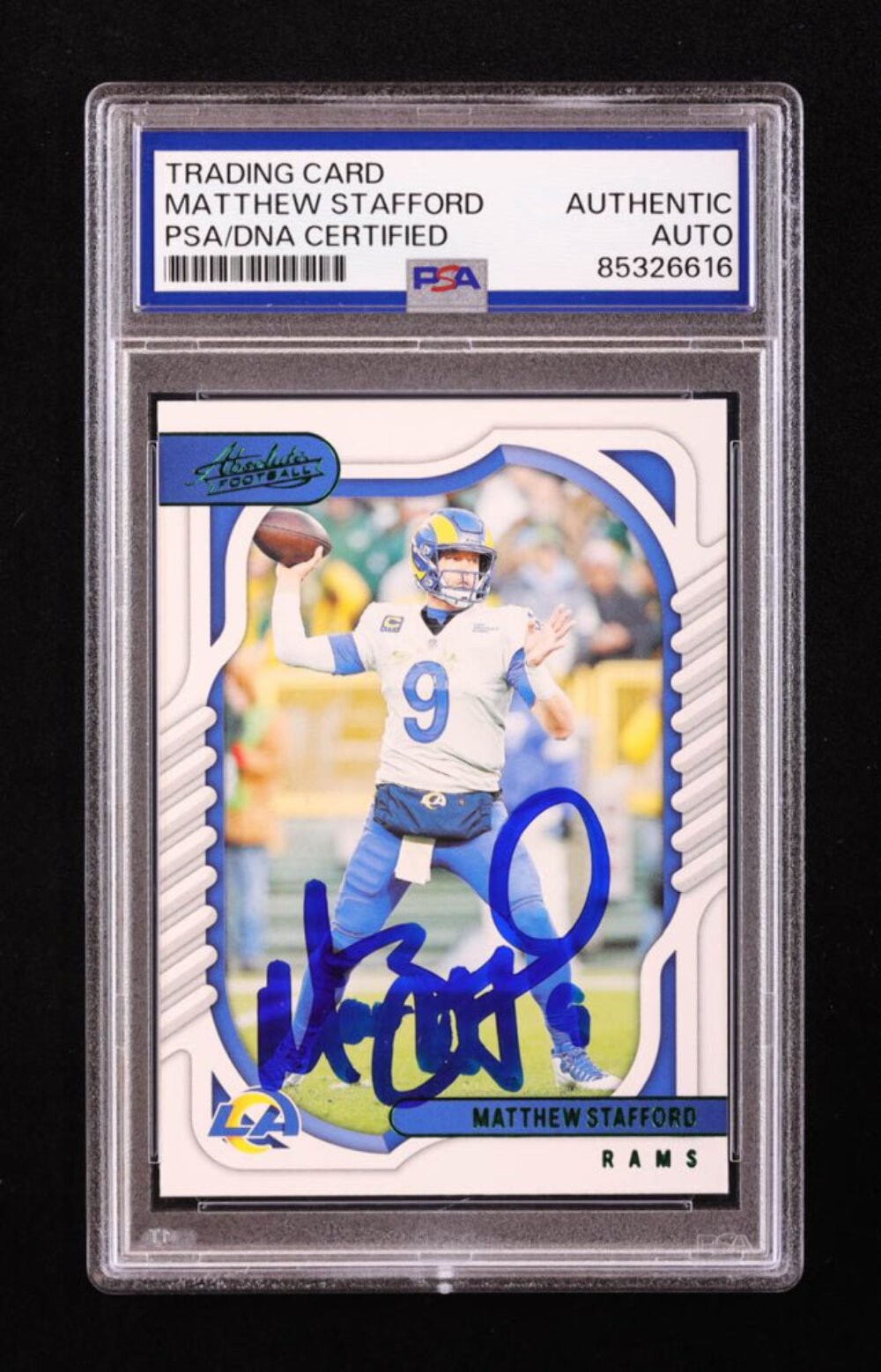 Matthew Stafford Signed Los Angeles Rams 2022 Absolute #34 NFL (PSA) Matthew Stafford Signed Los Angeles Rams 2022 Absolute #34 NFL (PSA)