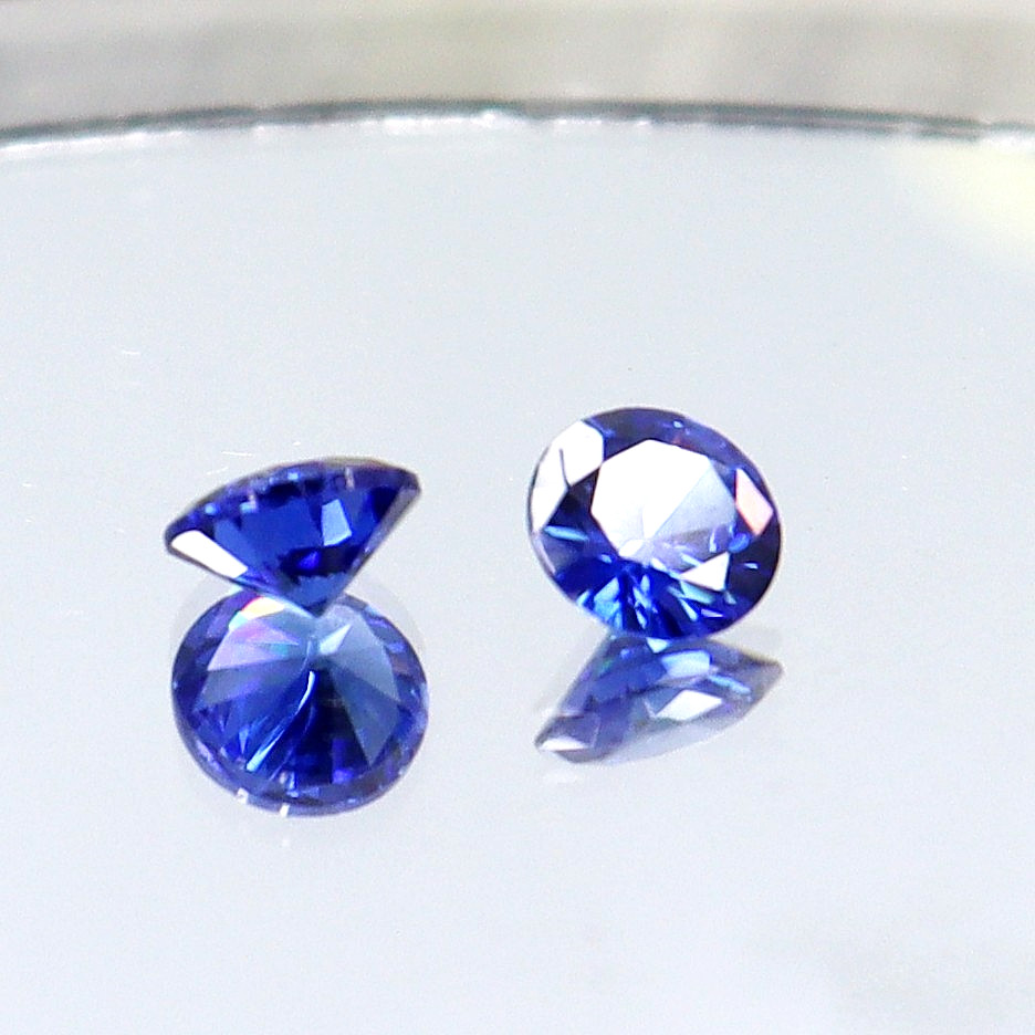 1.70 CT Natural Round Cut Blue Sapphire GGI Certified Loose Gemstone Best Offer