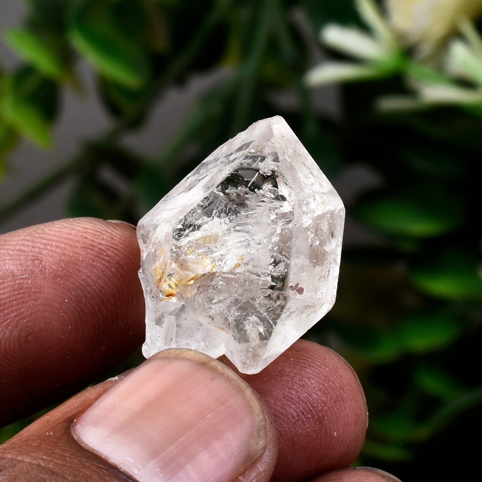 35Cts Natural Herkimer Diamond Quartz Crystal Cluster