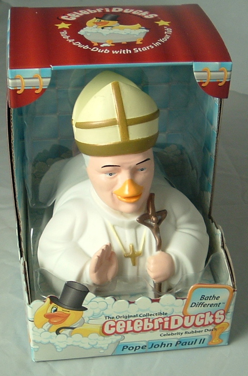 POPE ORIGINAL COLLECTIBLE CELEBRIDUCK BRAND NEW 