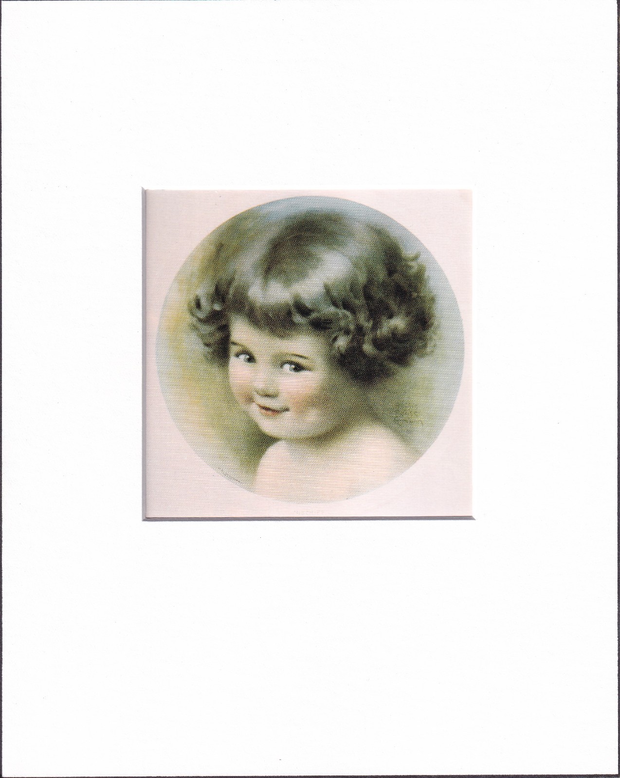 8X10 Matted Print Picture Children Art, Bessie Pease Gutmann: 1924, Mischief
