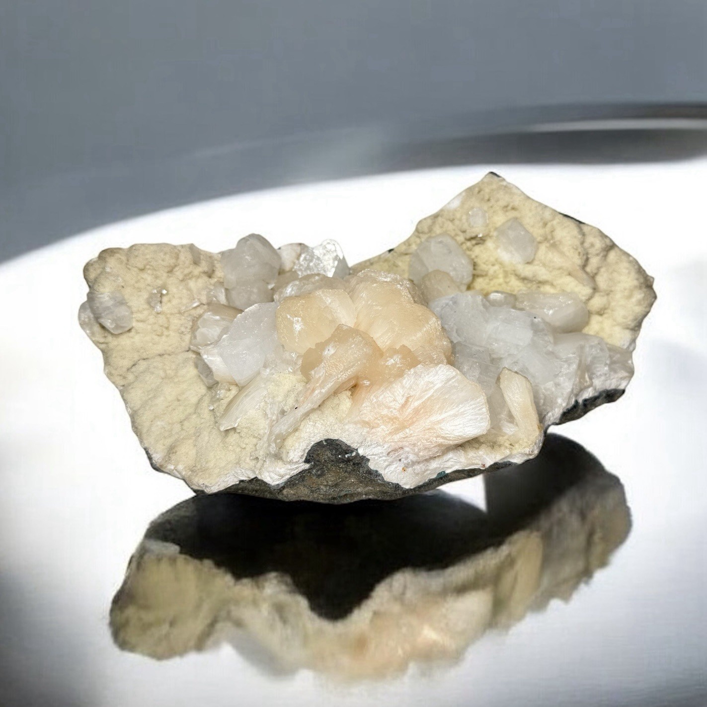 MASSIVE 11 LB Apophyllite Stilbite Crystal Specimen 12