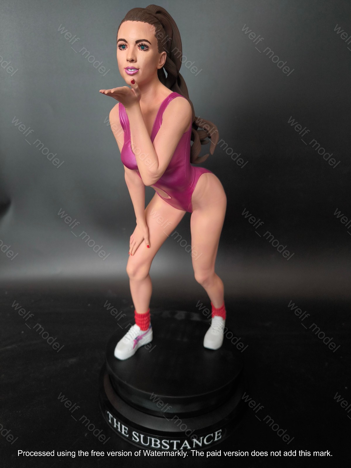 Painted Sue Elisabeth Sparkle Statue 1/4 from The Substance Movie Sexy Figure
