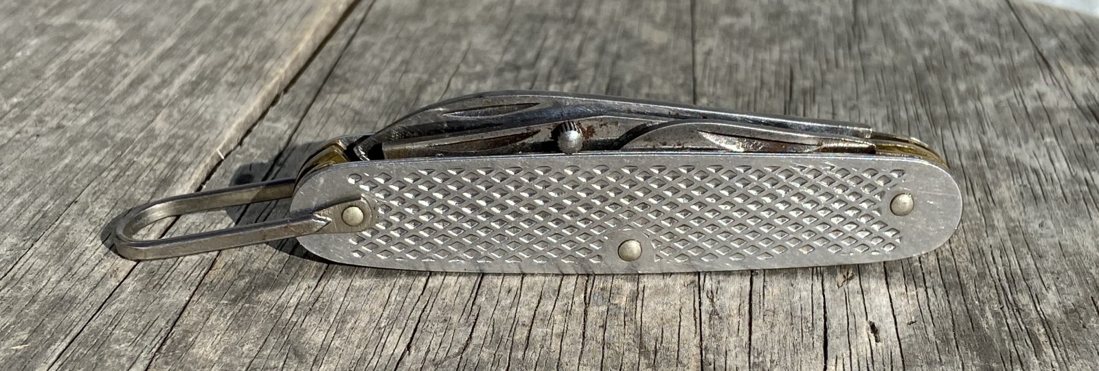 Old Vintage WWII STEVENSON Military Army Utility Pocket Knife Pocketknife