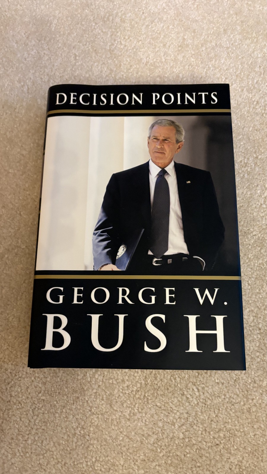 George W Bush SIGNED BOOK Decision Points 1st Edition